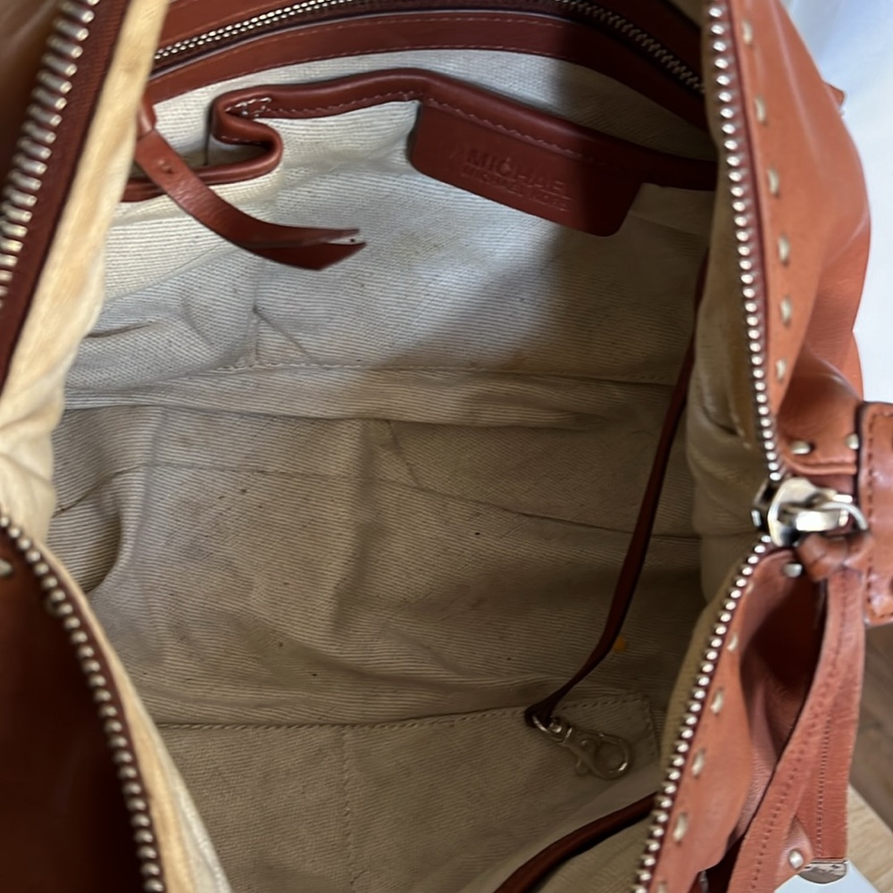 Vintage MICHAEL Michael Kors Leather Satchel - Picture 9 of 16